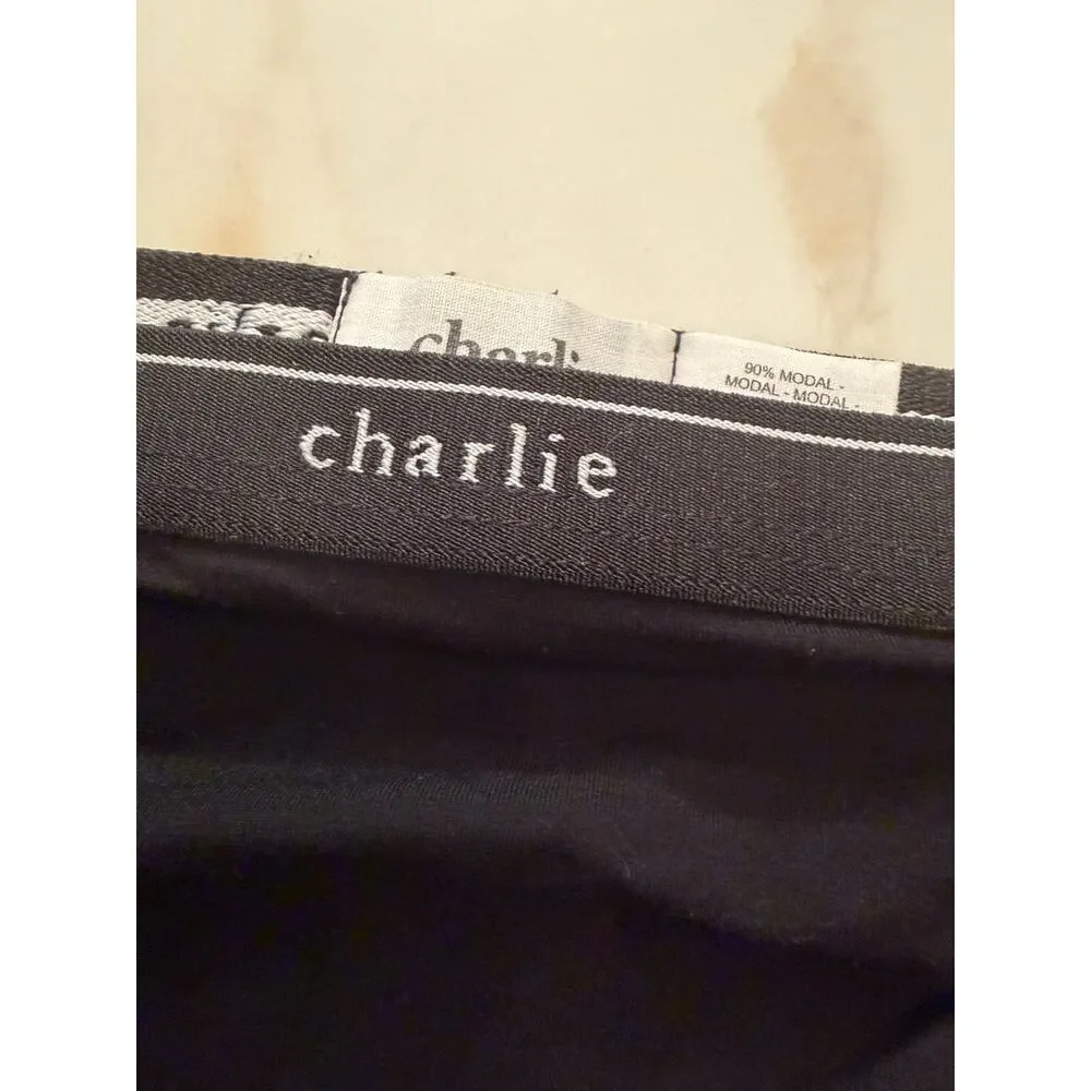 NEW 3 PC Set Charlie By MZ Mens Minimal Muscle Bikini Briefs Black White Grey M